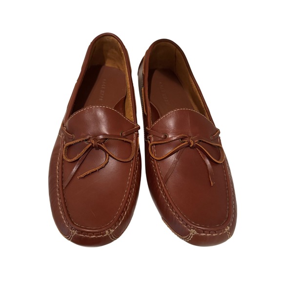 Cole Haan Leather Gunnison Loafers Slip On Shoes Brown Mens 11 Driving Moccasins - Picture 1 of 12